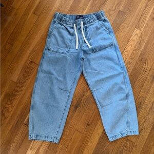 GAP Supersoft wide leg barrel jeans